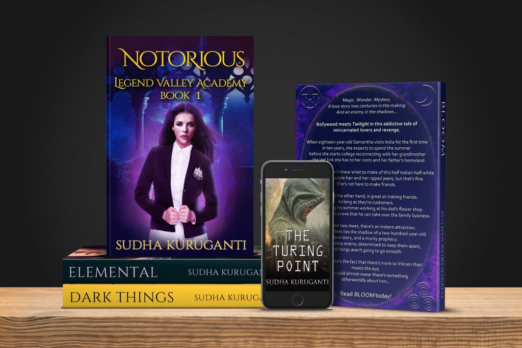Books by Sudha Kuruganti. Fantasy inspired by Indian mythology and folklore. Magic Academy trilogy, urban fantasy, and standalone clean paranormal romance.