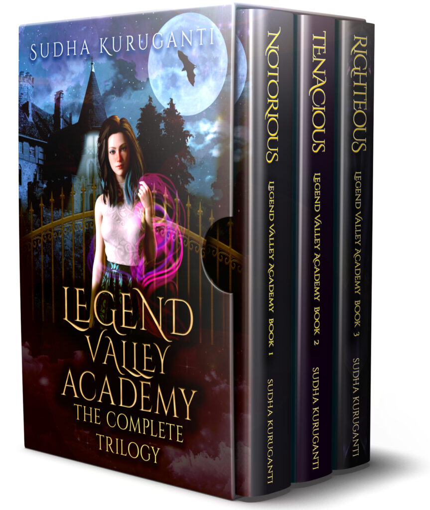 Mal has been using her magic illegally — and when the cops catch on, she jumps at the chance to escape by attending Legend Valley Academy, a magical school in another dimension. But this magic Academy is hiding dark secrets… A spellbinding complete trilogy!